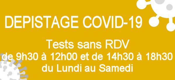 Dépistage COVID 19